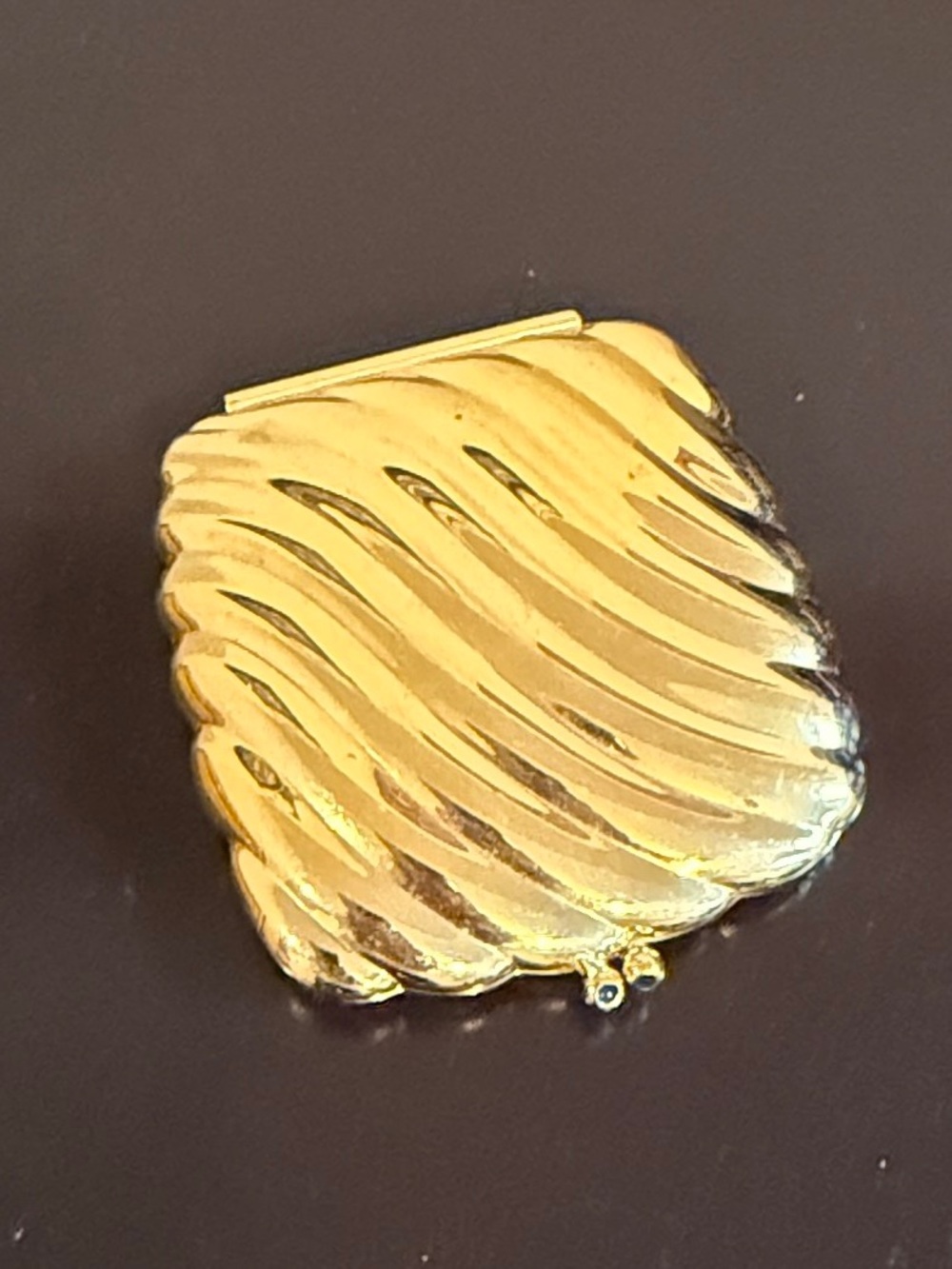 Vintage Estée Lauder Stream of Gold Powder Compact Mirror